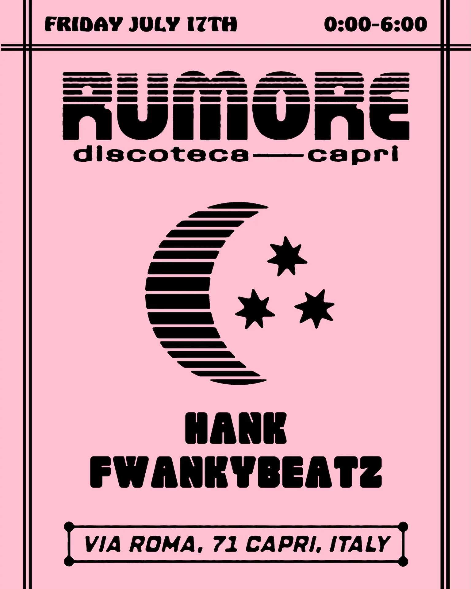 Rumore Season 26 Party N°23 W / Hank & Fwankybeatz