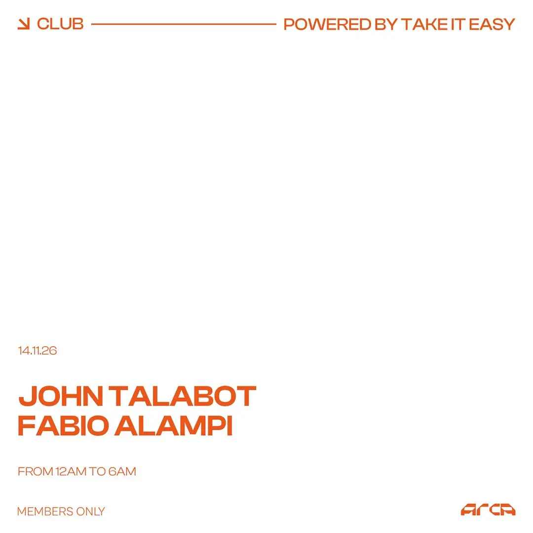 Take It Easy Black Label mit John Talabot