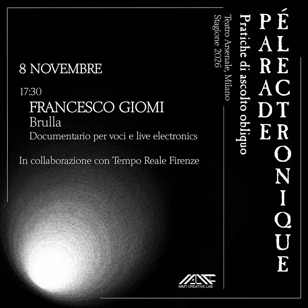 Parade Électronique: Francesco Giomi