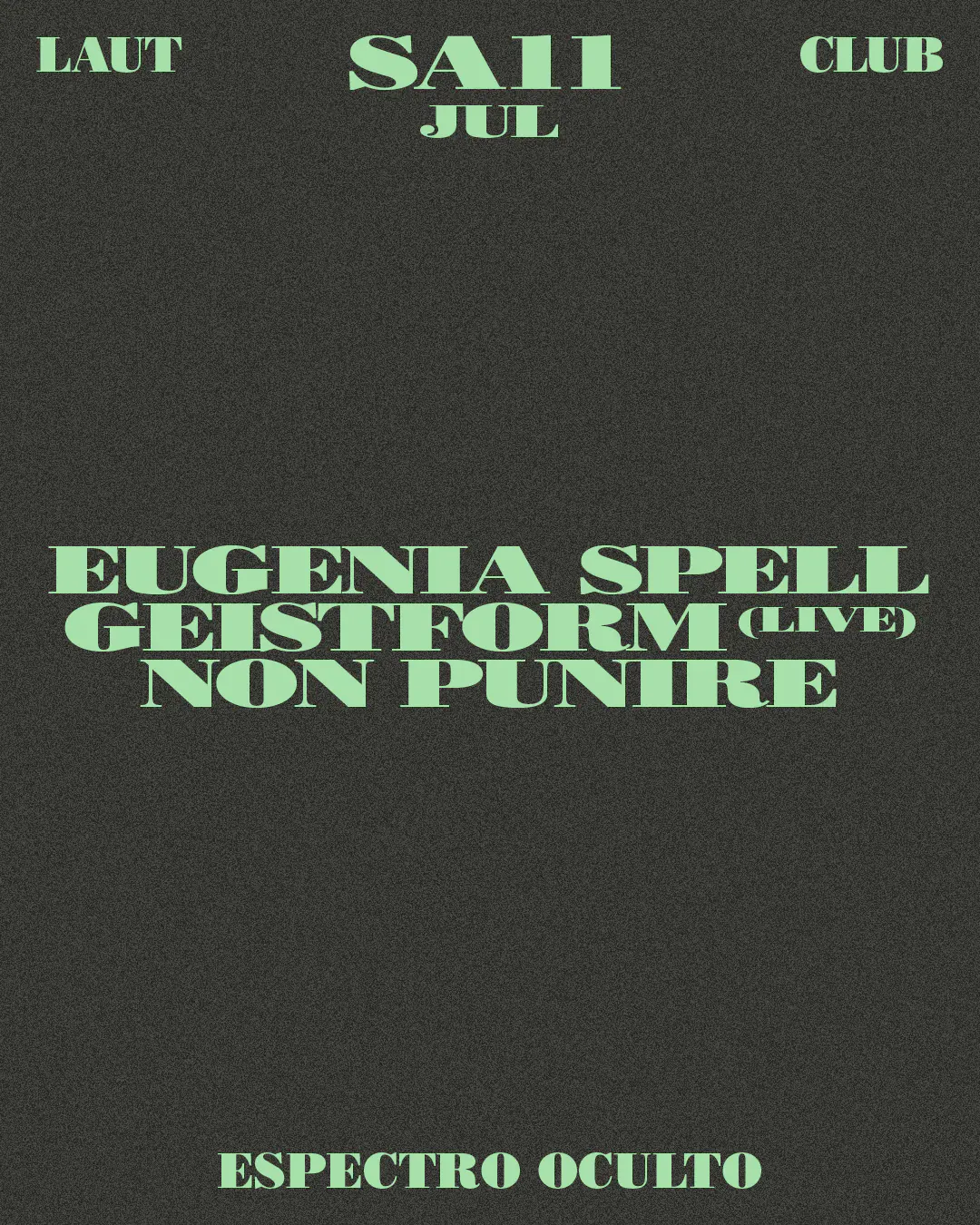 Eugenia Spell + Gesitform (Live) + Non Purine