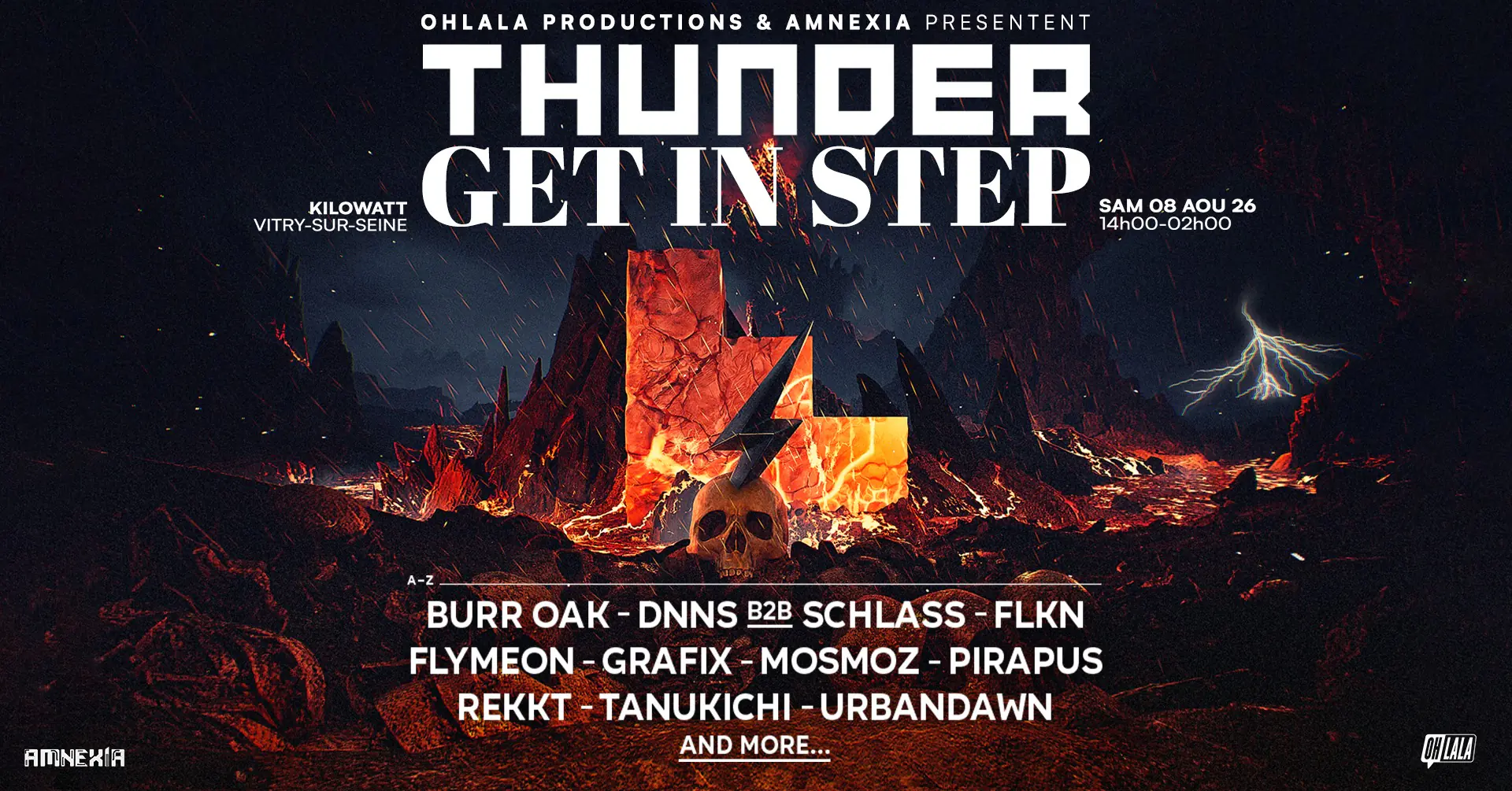 Ohlala Producions & Amnexia presentent: Get In Step X Thunder