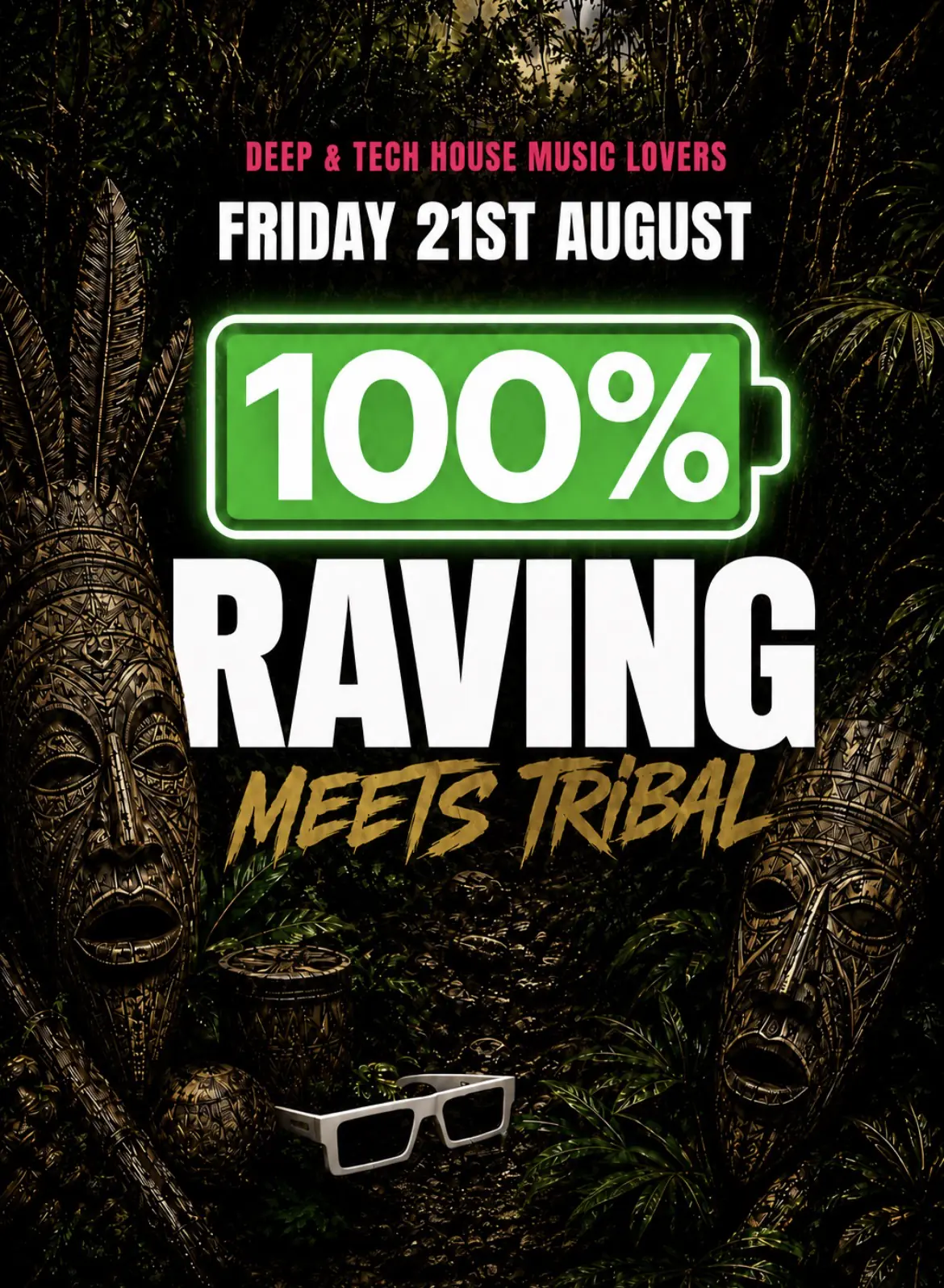 100% RAVING MEETS TRIBAL
