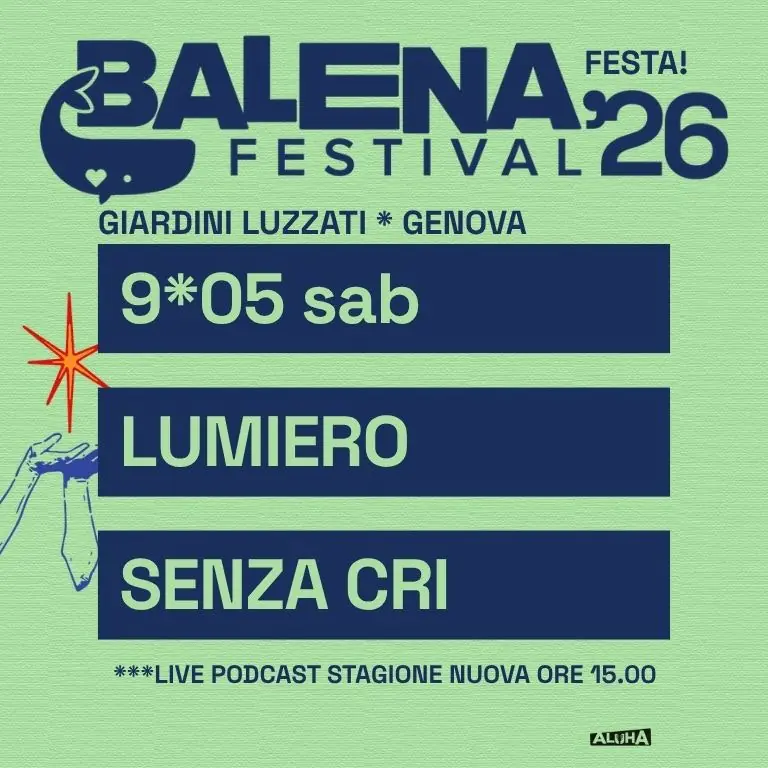 Lumiero + Senza Cri @ Festa ! Balena