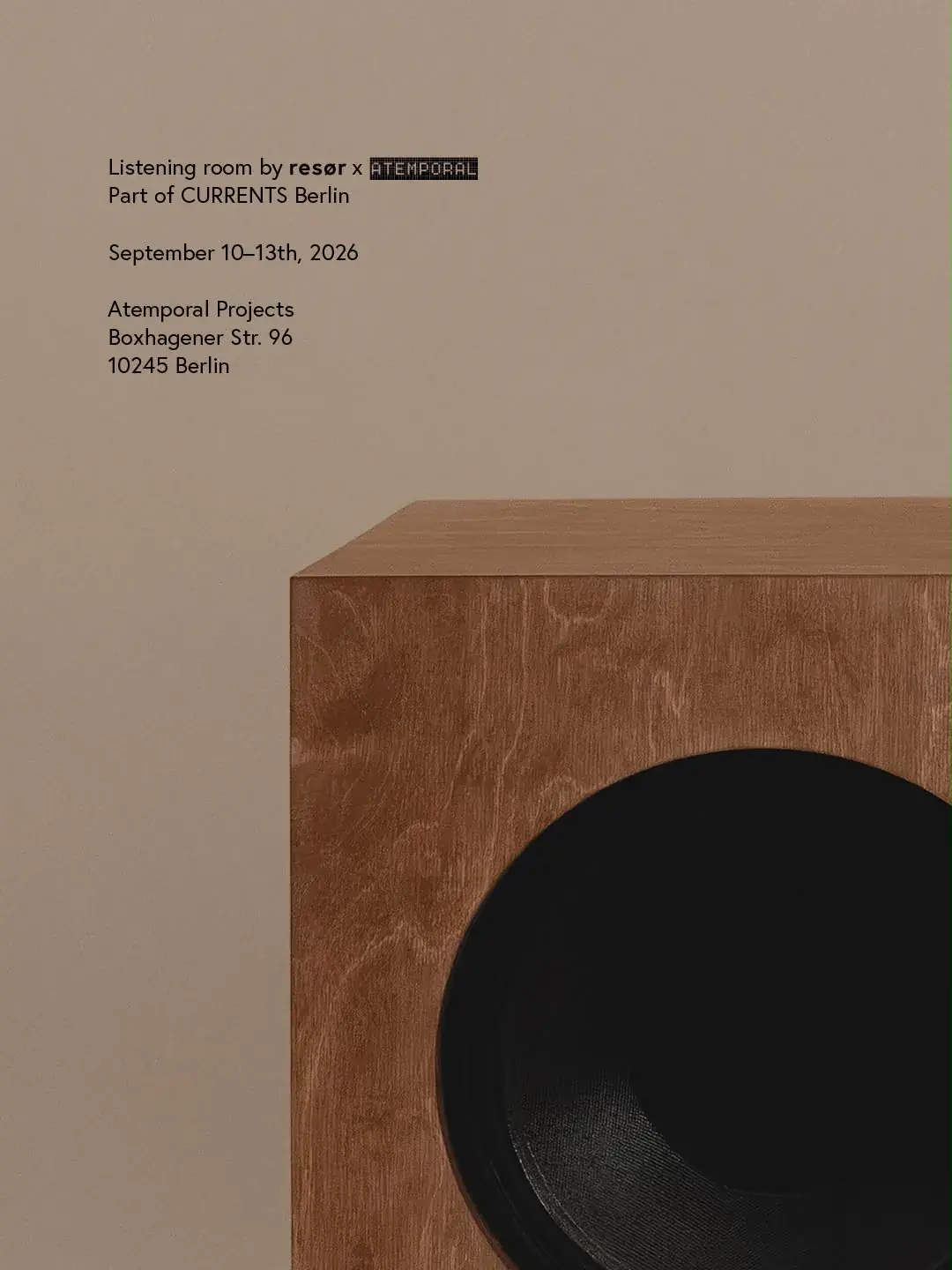 Move 78 'In the Age of Data' - Resør x Atemporal 'A Dialog with Sound'