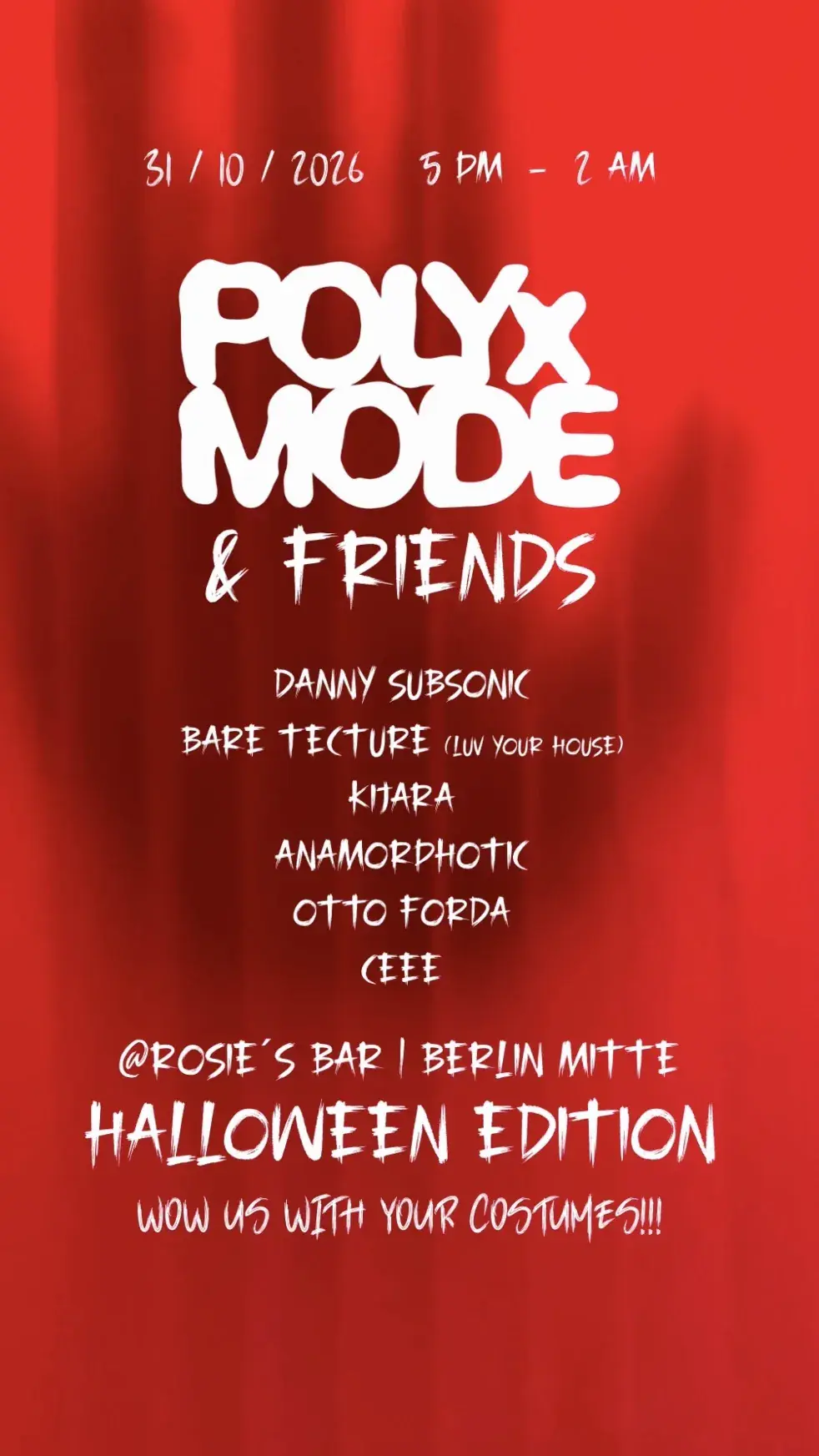 POLYxMODE & FRIENDS - HALLOWEEN BASH