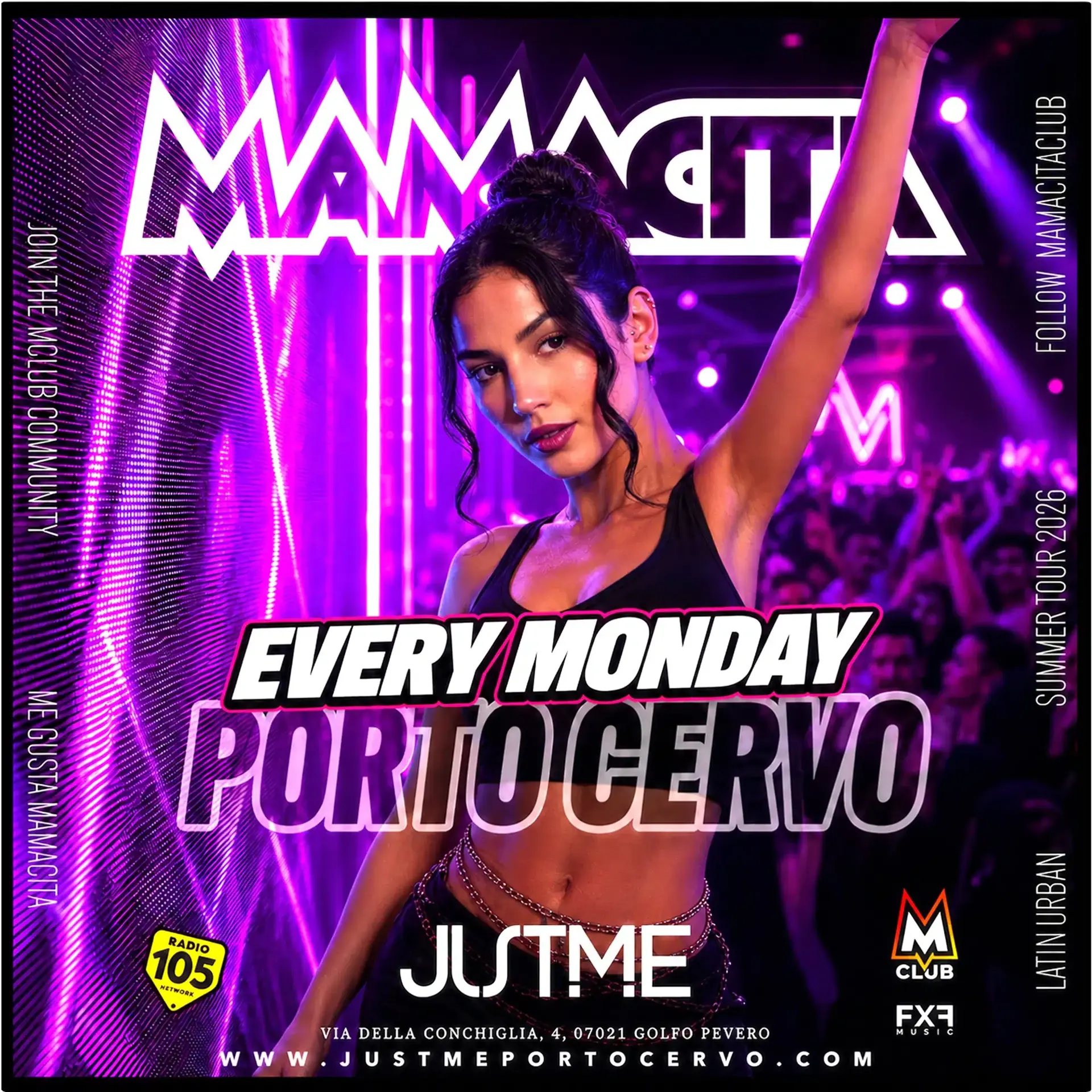 MAMACITA - Lunes en el JUST ME de Porto Cervo