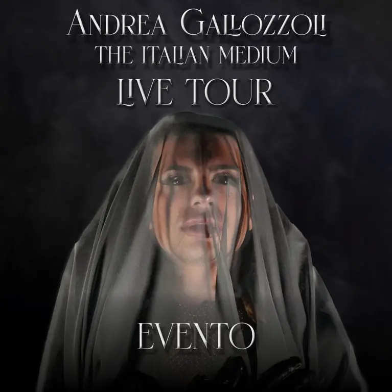 ANDREA GALLOZZOLI – THE ITALIAN MEDIUM LIVE – RINASCITA @Teatro Cartiere Carrara Firenze