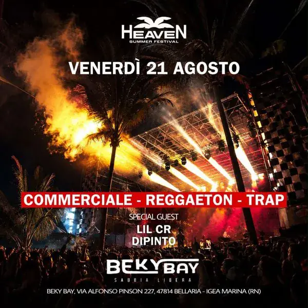 Heaven summer festival party special guest Lil Cr e Dipinto