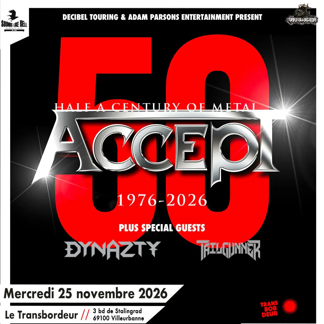 Accept: 50th Anniversary Tour 2026