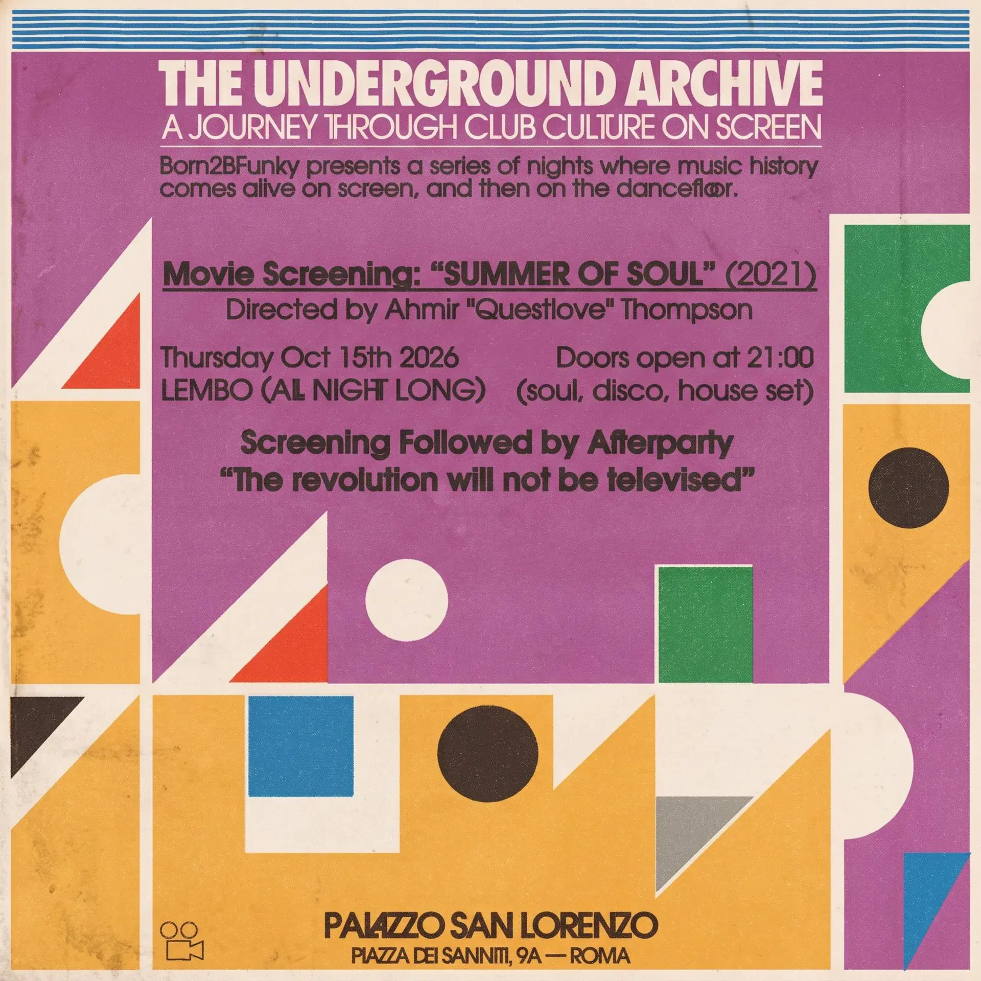 BORN2BFUNKY - THE UNDERGROUND ARCHIVE - DJ SET
