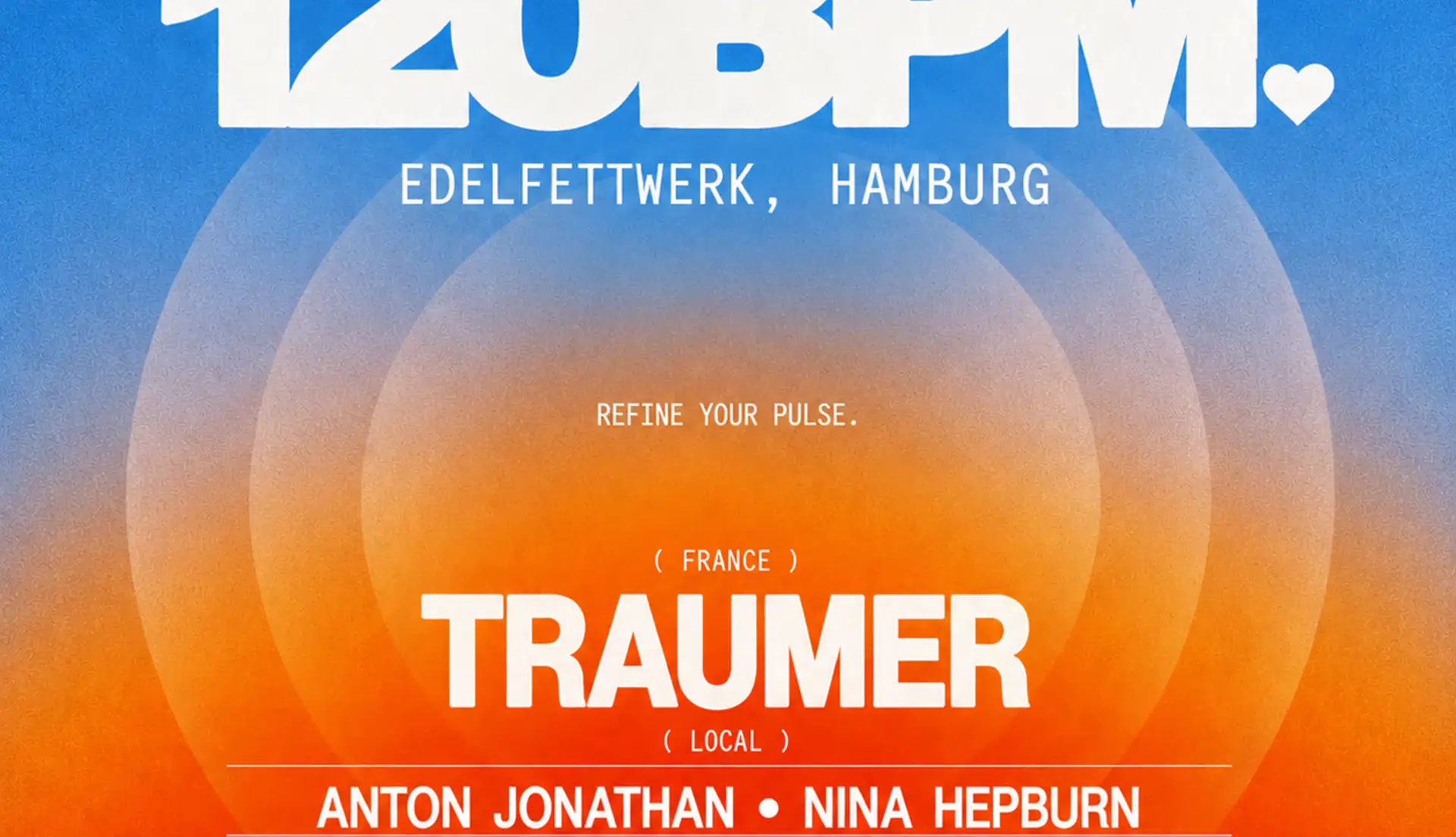 120BPM day & night pres. TRAUMER