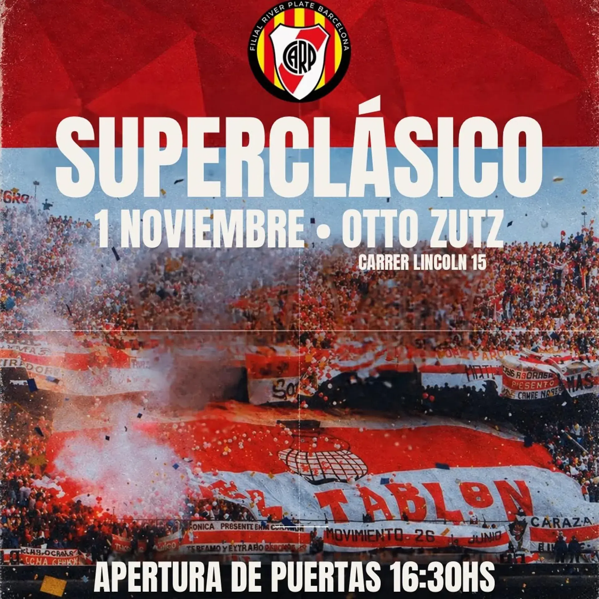 Boca VS River, 1 Nov 26. 16.30hrs