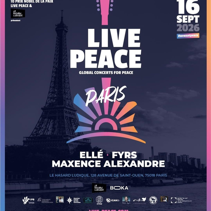 Live Peace Paris 2026
