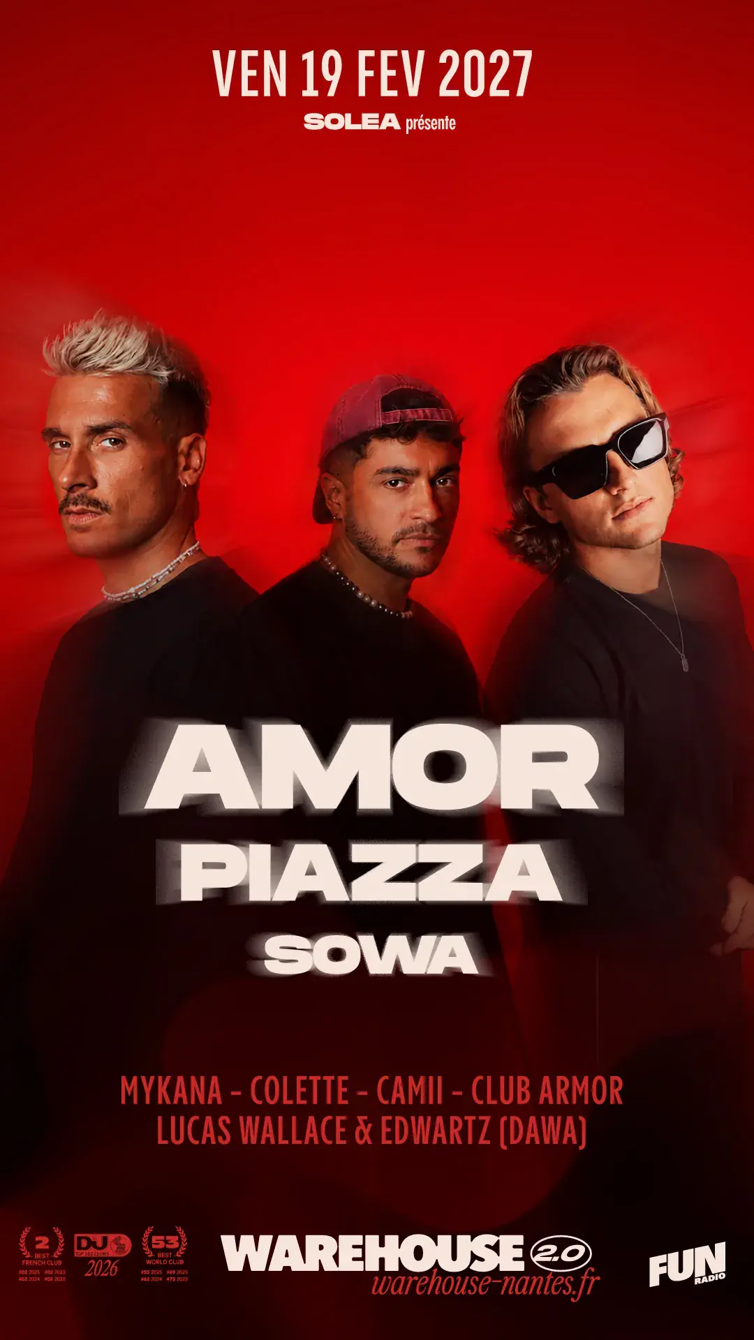 Amor, Piazza, Sowa by SOLEA