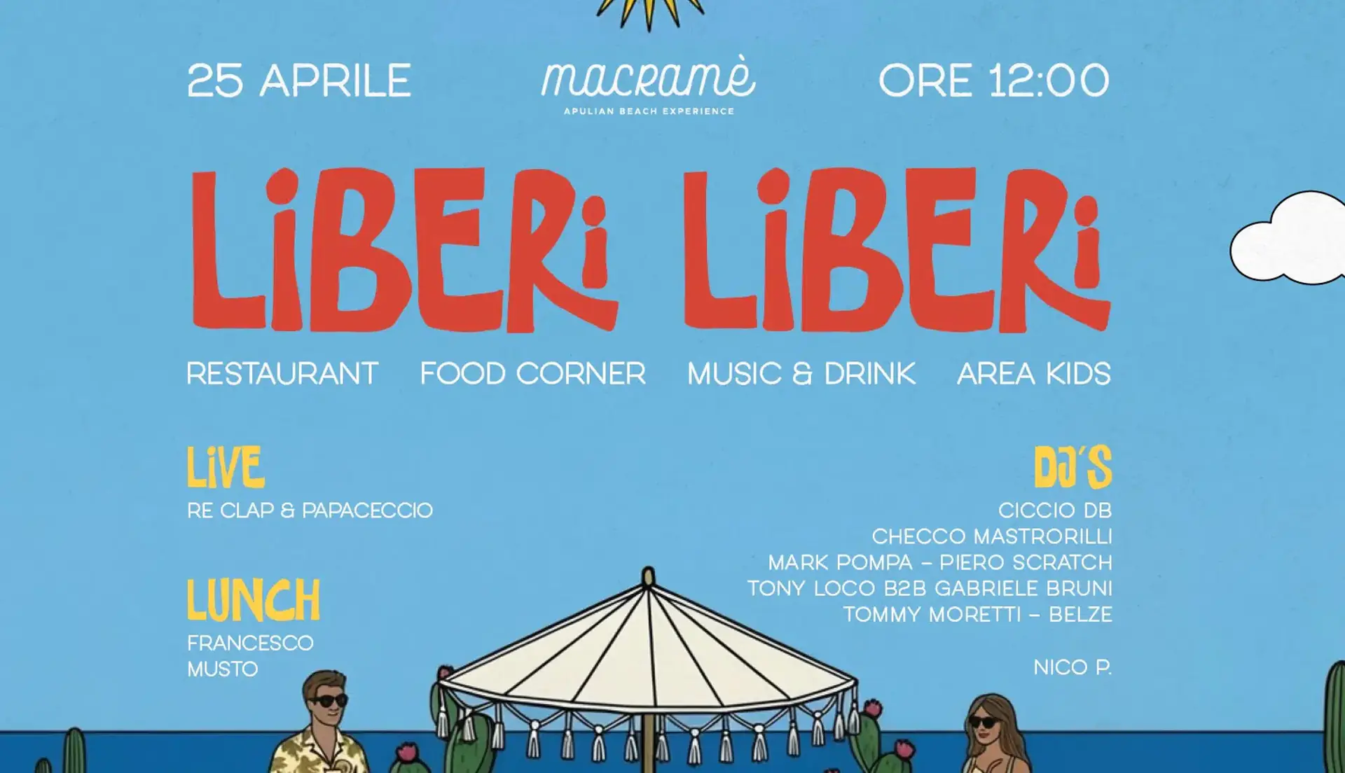 25 Aprile - Liberi Liberi @ Macramé