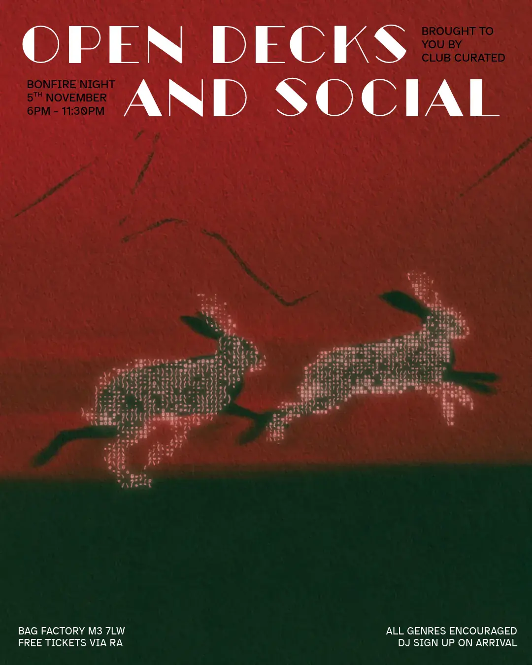 Club Curated: Open Decks & Social - Bonfire Night