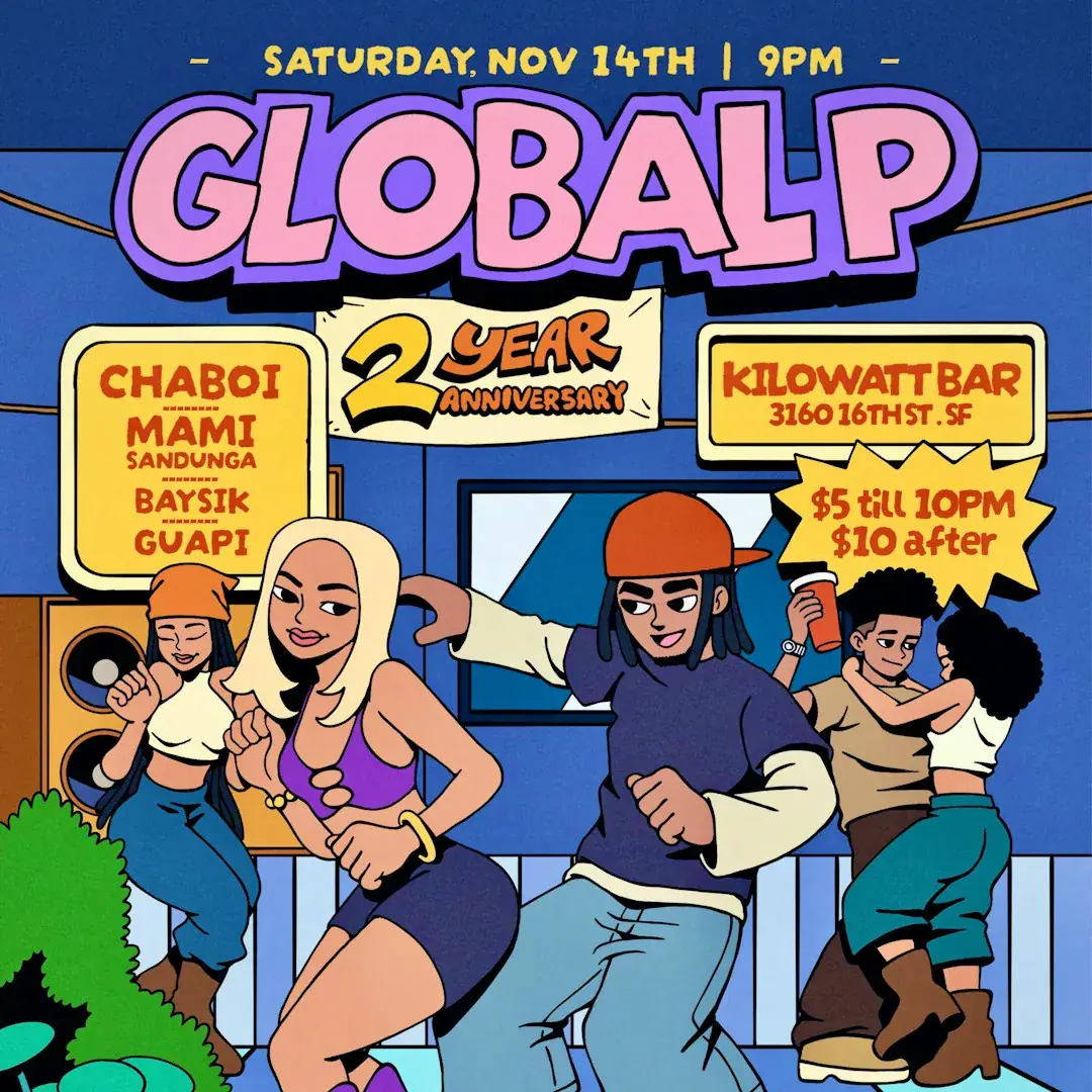 Global P: 2-Jahres-Jubiläumsparty