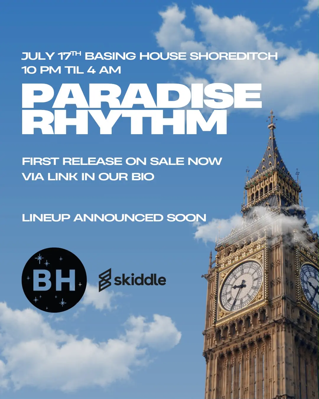 Paradise Rhythm Comes To London