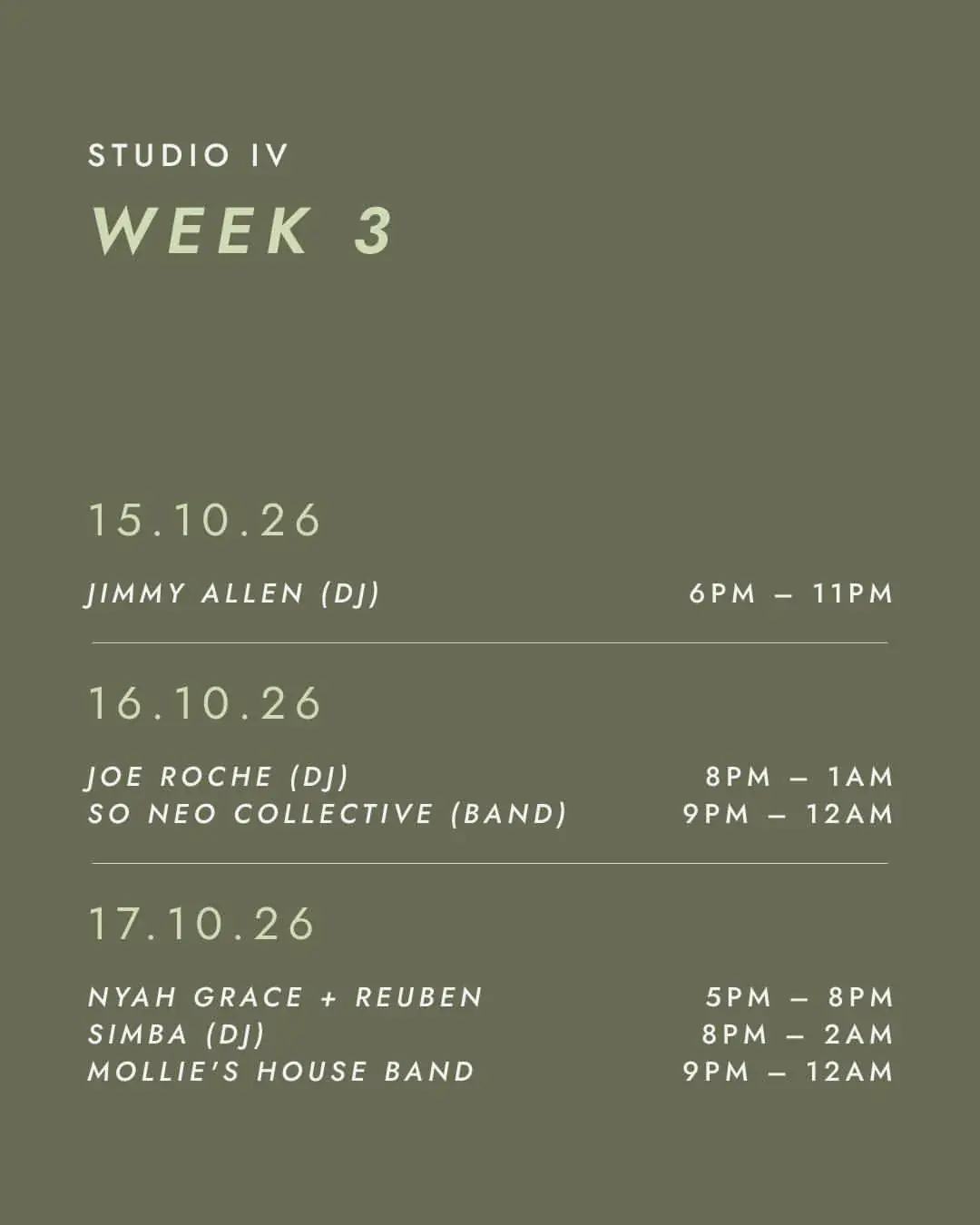 Studio IV: Joe Roche