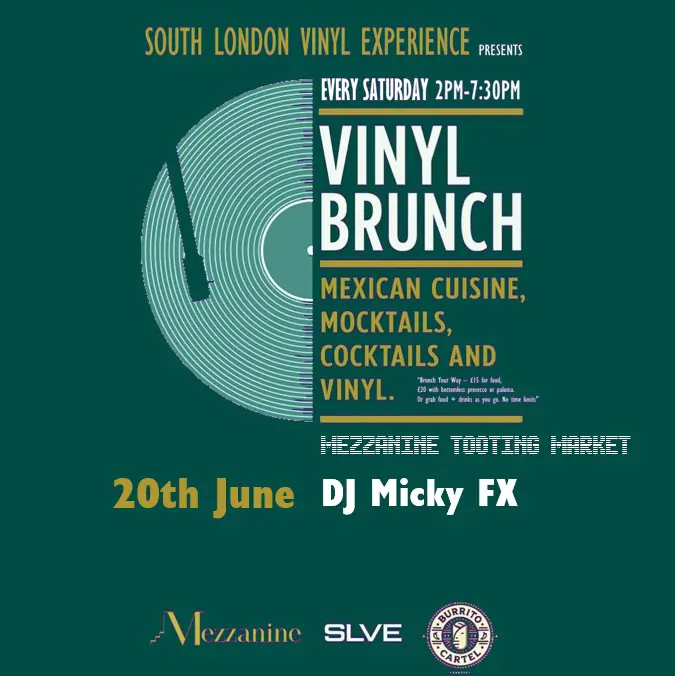 SLVE Vinyl Brunch w / DJ Micky FX