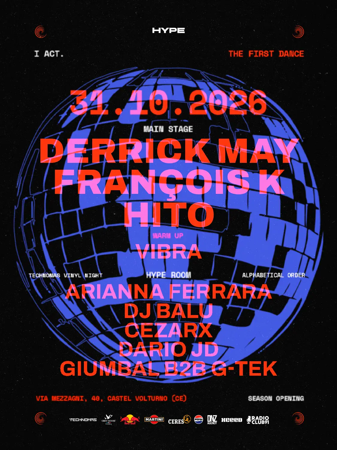 THE FIRST DANCE: Derrick May, FRANÇOIS K, Hito and TECHNOMAS Vinyl Night