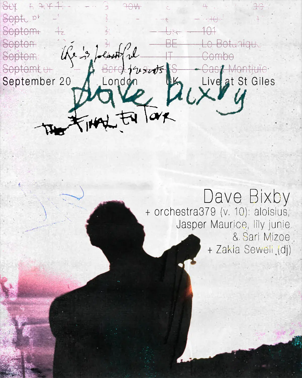 Dave Bixby, live in London