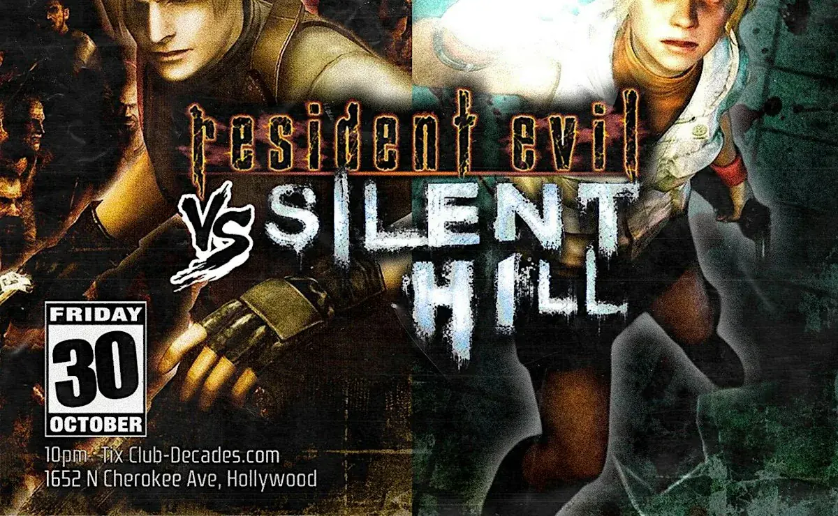Resident Evil vs Silent Hill Halloween | Club Decades