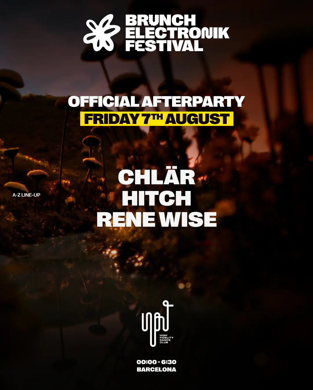 Friday - INPUT High Fidelity Club - Official Afterparty Brunch Electronik Festival w / R