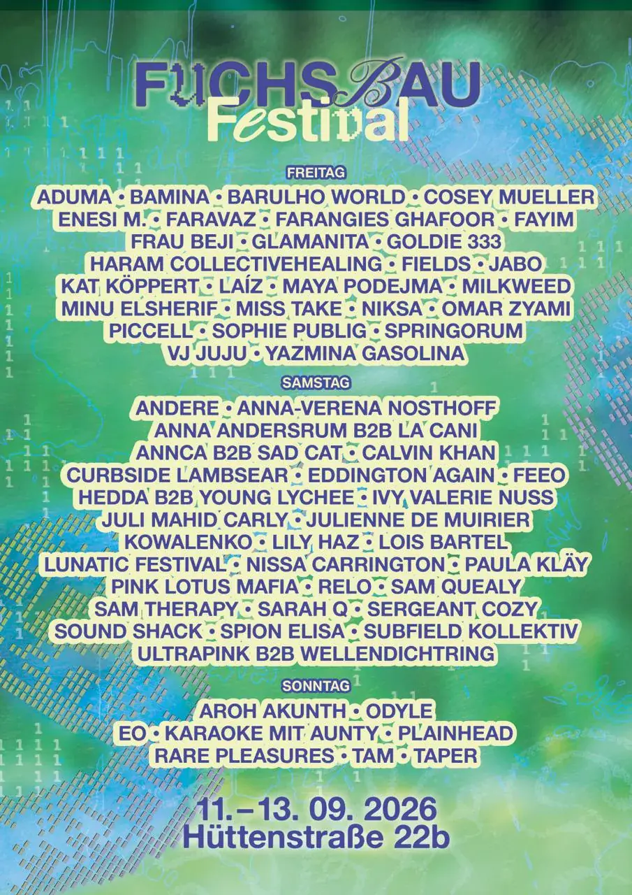 Fuchsbau Festival 2026