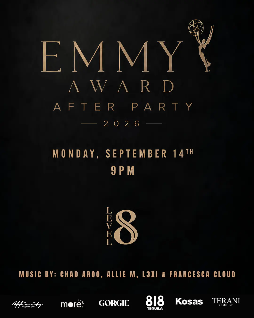 EMMY Awards After Party: A Red Carpet Gala (Top Celebs / Media)