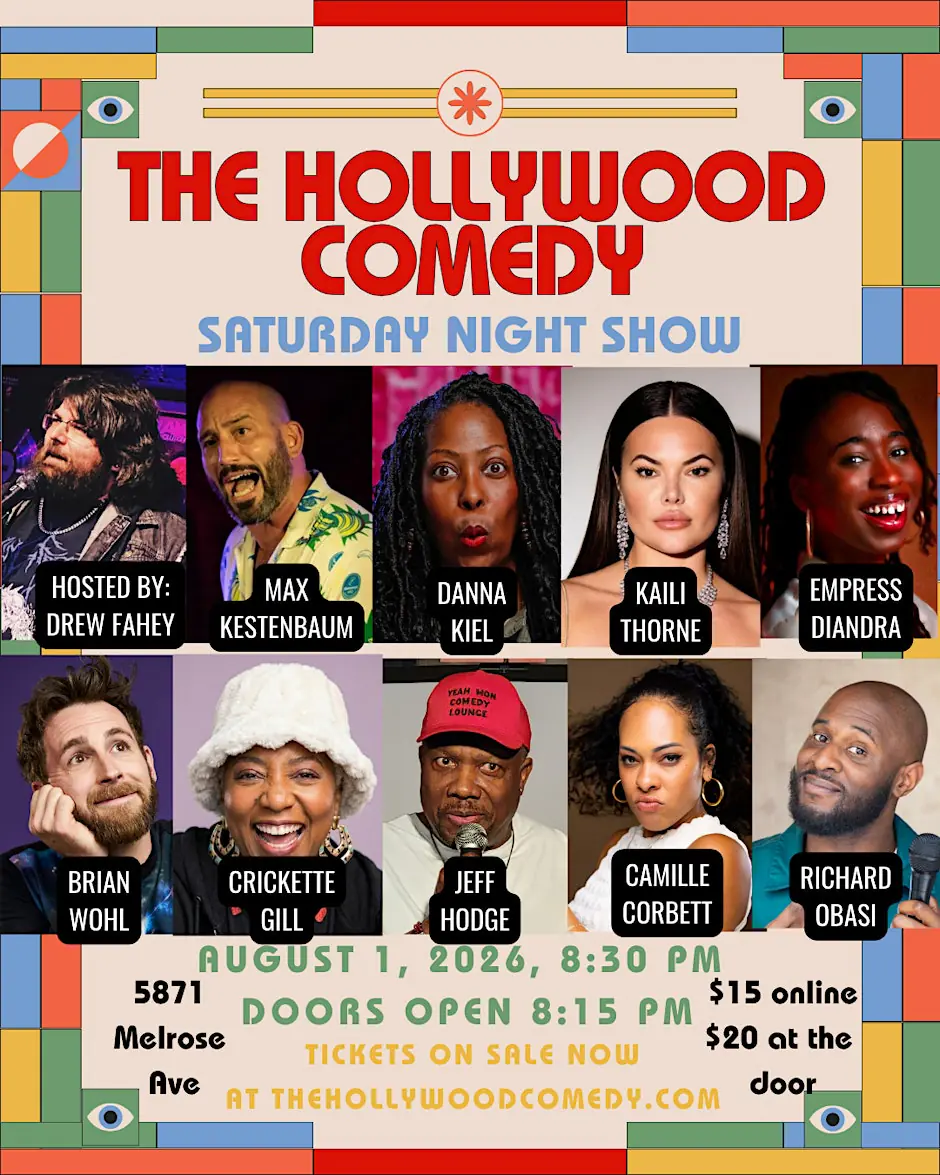 Saturday Night Standup Comedy Performance at The Hollywood Comedy