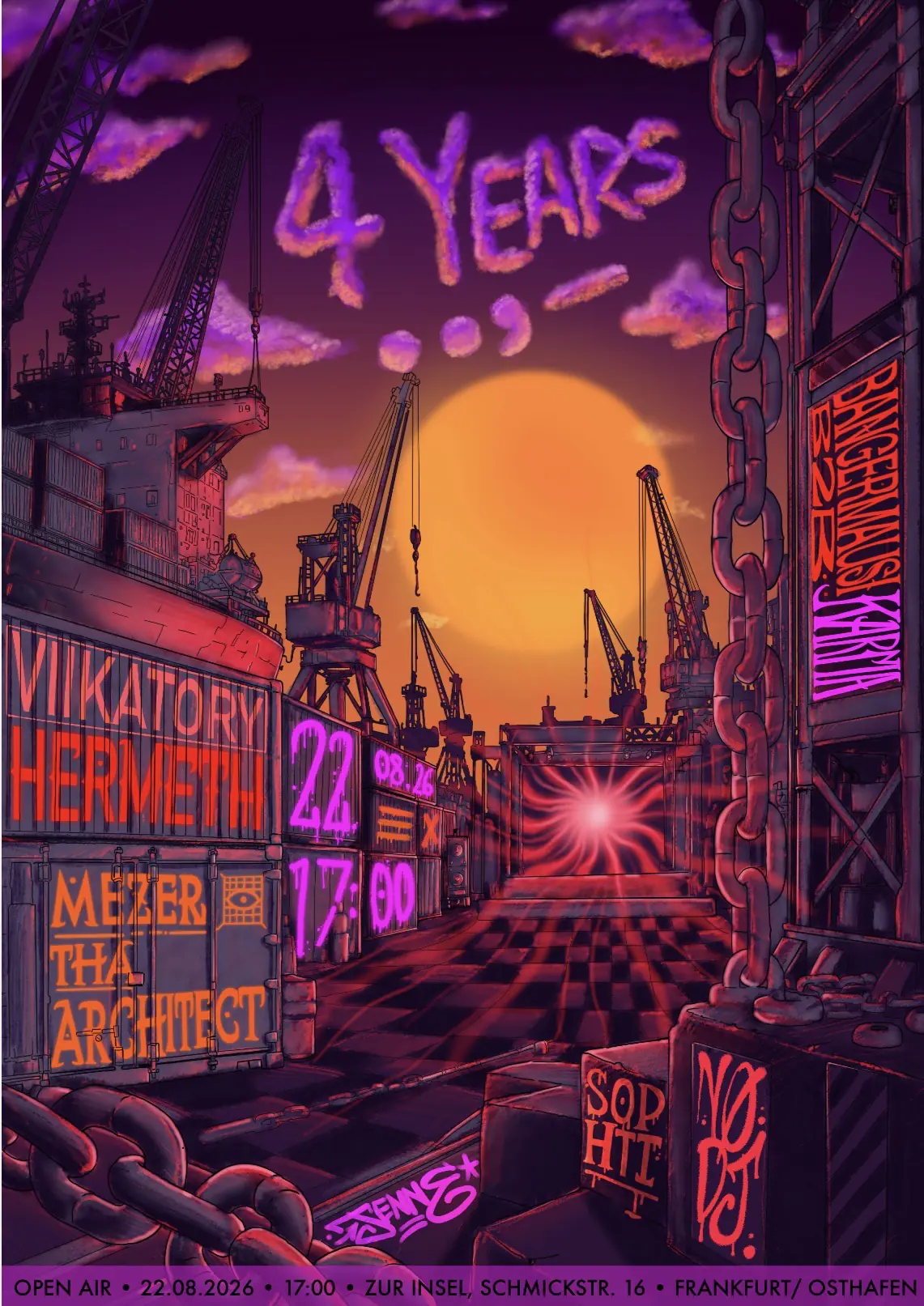 4 YEARS..,- OPEN AIR