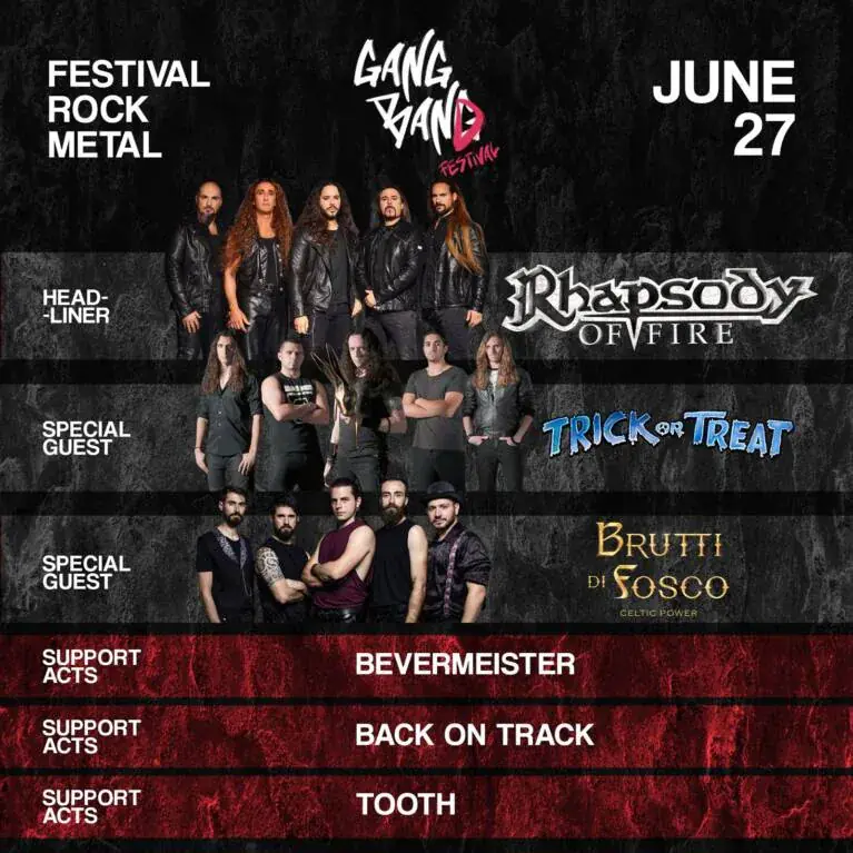 RHAPSODY OF FIRE - 30 YEARS CELEBRATION TOUR 2027
