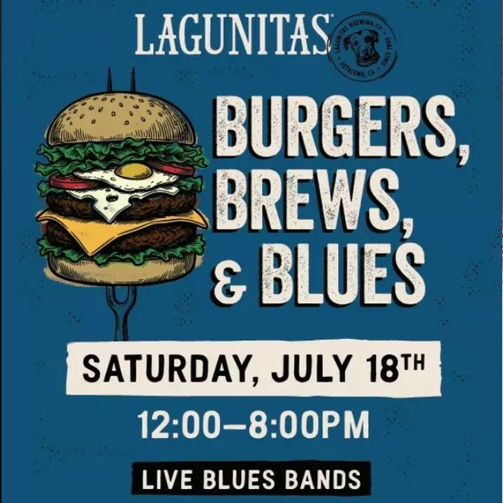 Burgers, Brews & Blues at Lagunitas Tap Room