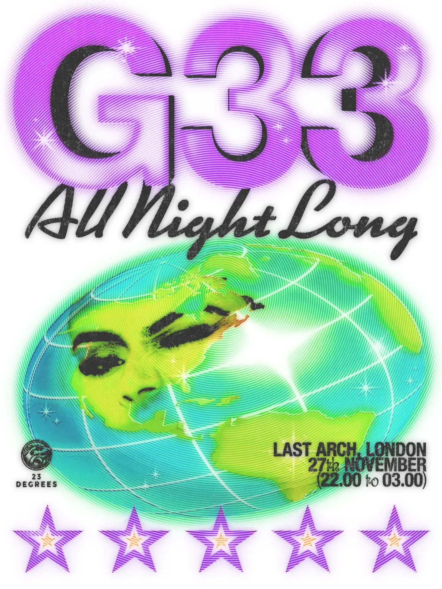 23 Degrees: G33 - All Night Long
