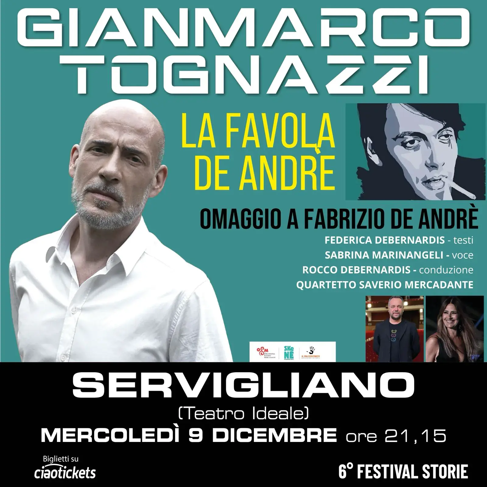 Gianmarco Tognazzi - El cuento de De André - Festival Storie
