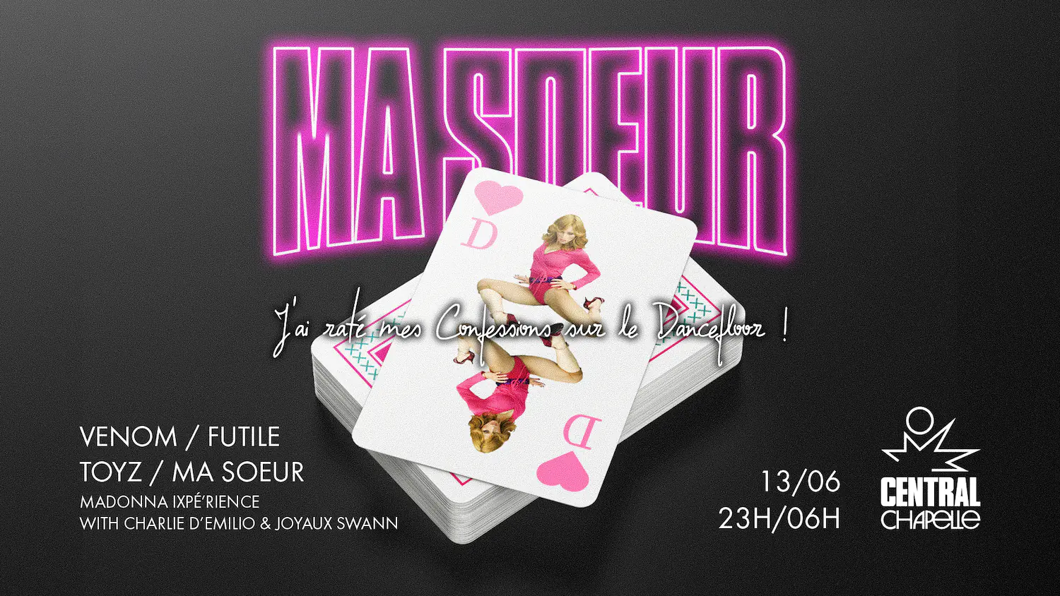 ma soeur, j'ai raté mes confessions sur le dancefloor