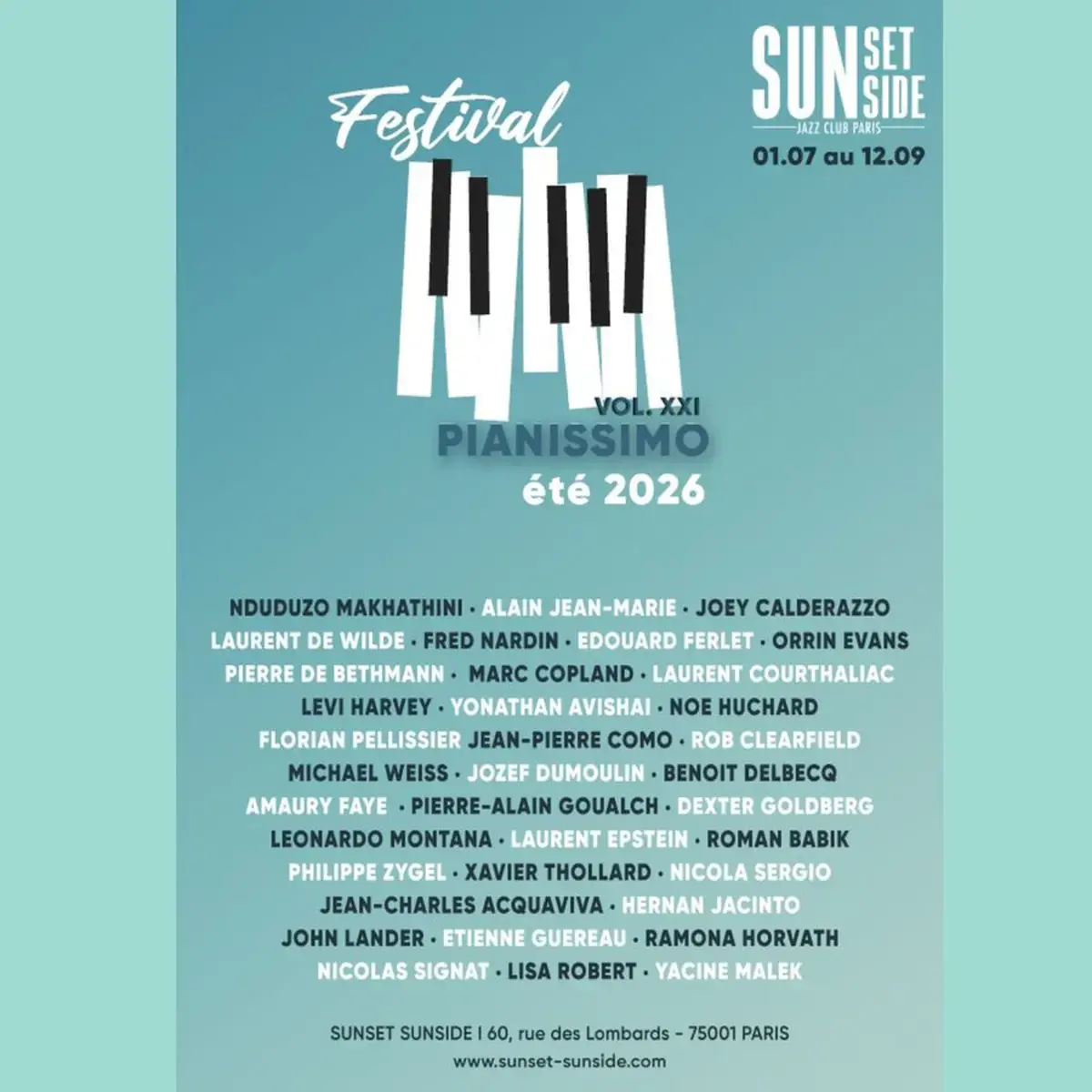 Samy Thiébault @ Sunset / Sunside
