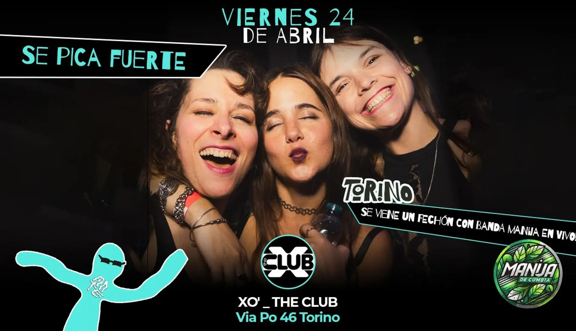 Fiesta MATE Torino / Banda Manija en vivo! ● XÓ_TheCLUB ● 24/04/2026