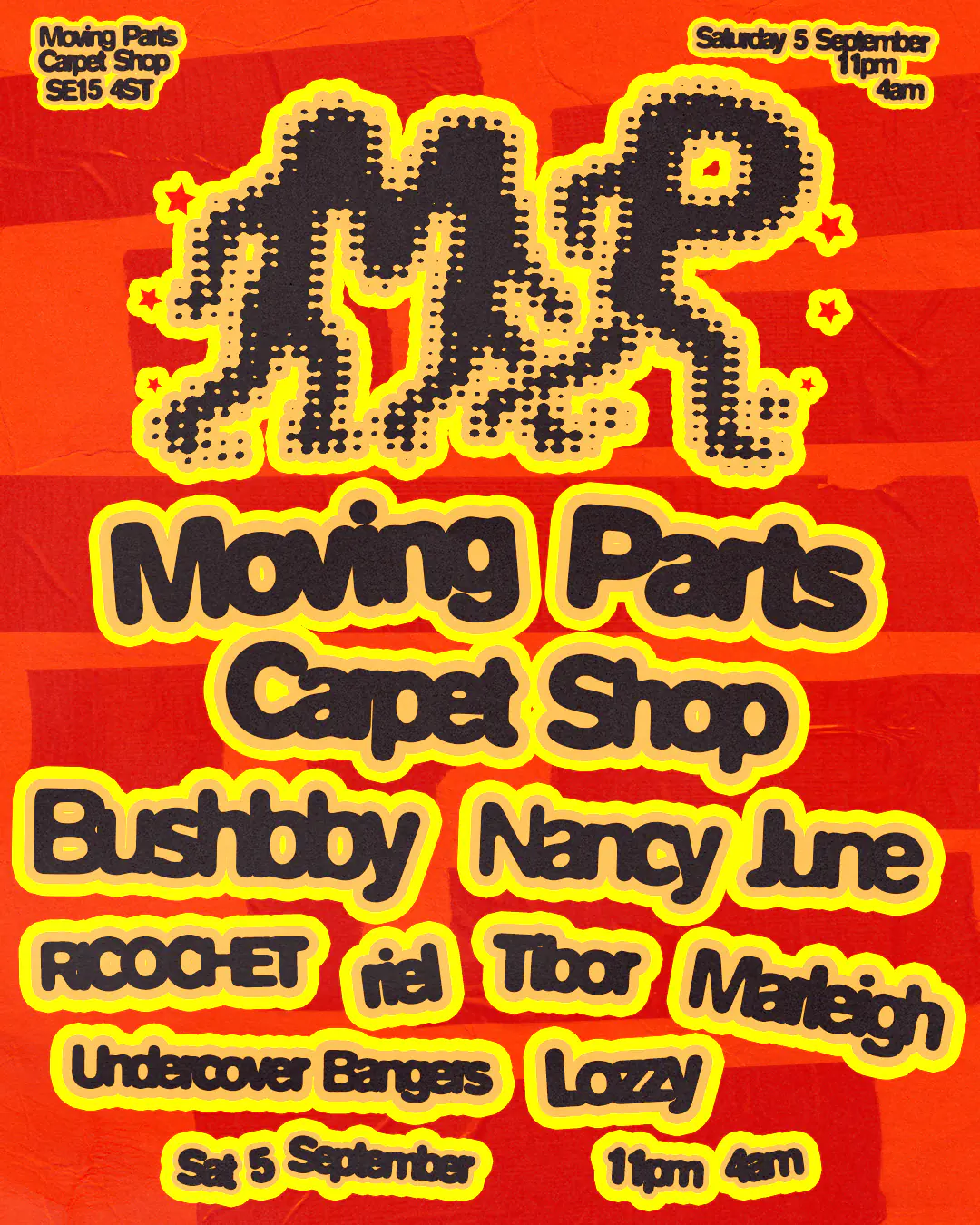 Moving Parts: Bushbby, Nancy June, Ricochet + more