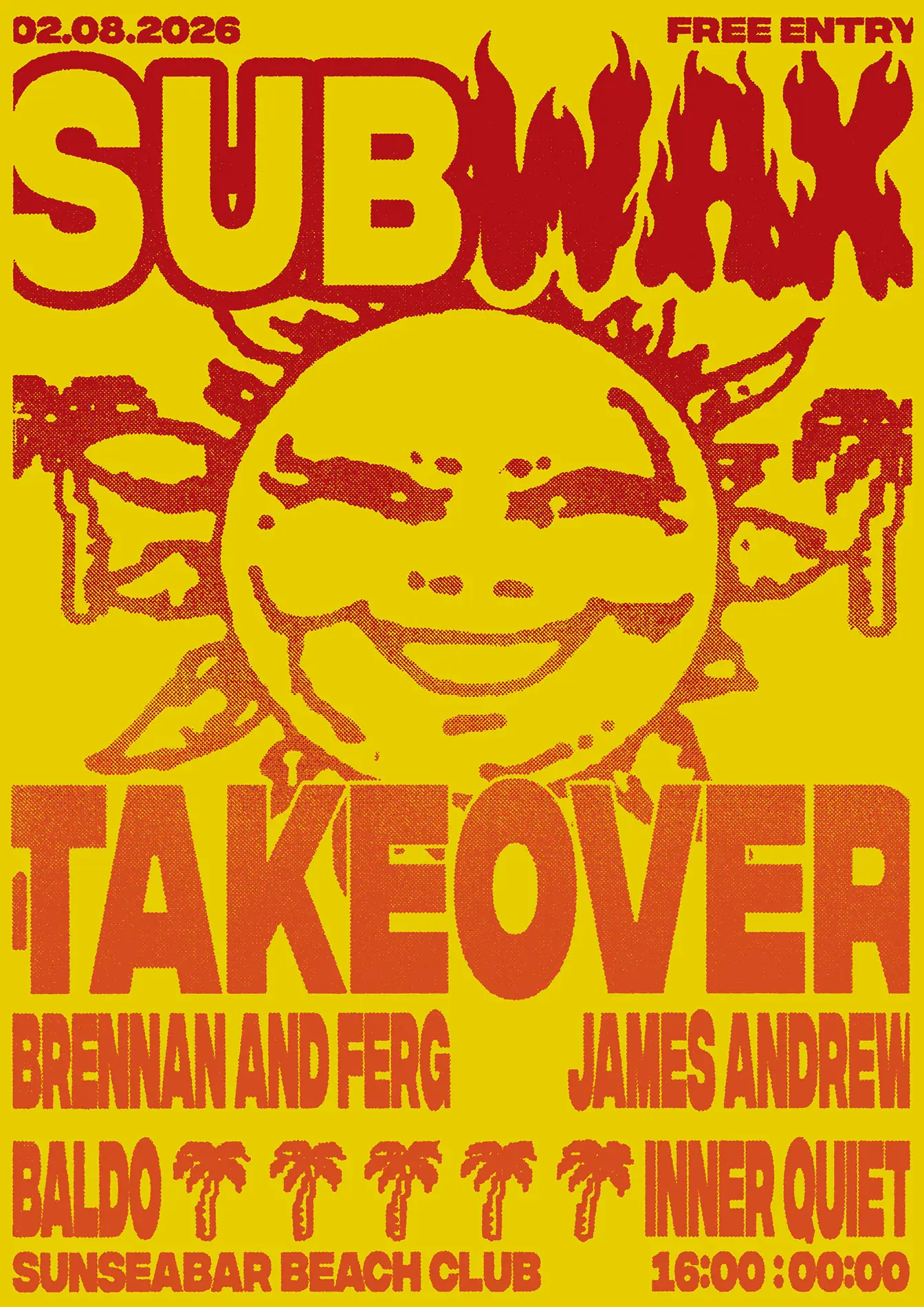 Subwax Takeover - FREE OPEN AIR BEACH PARTY