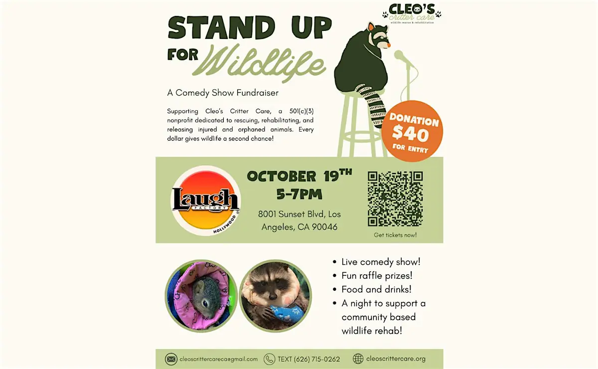 Stand Up for Wildlife 5:00PM
