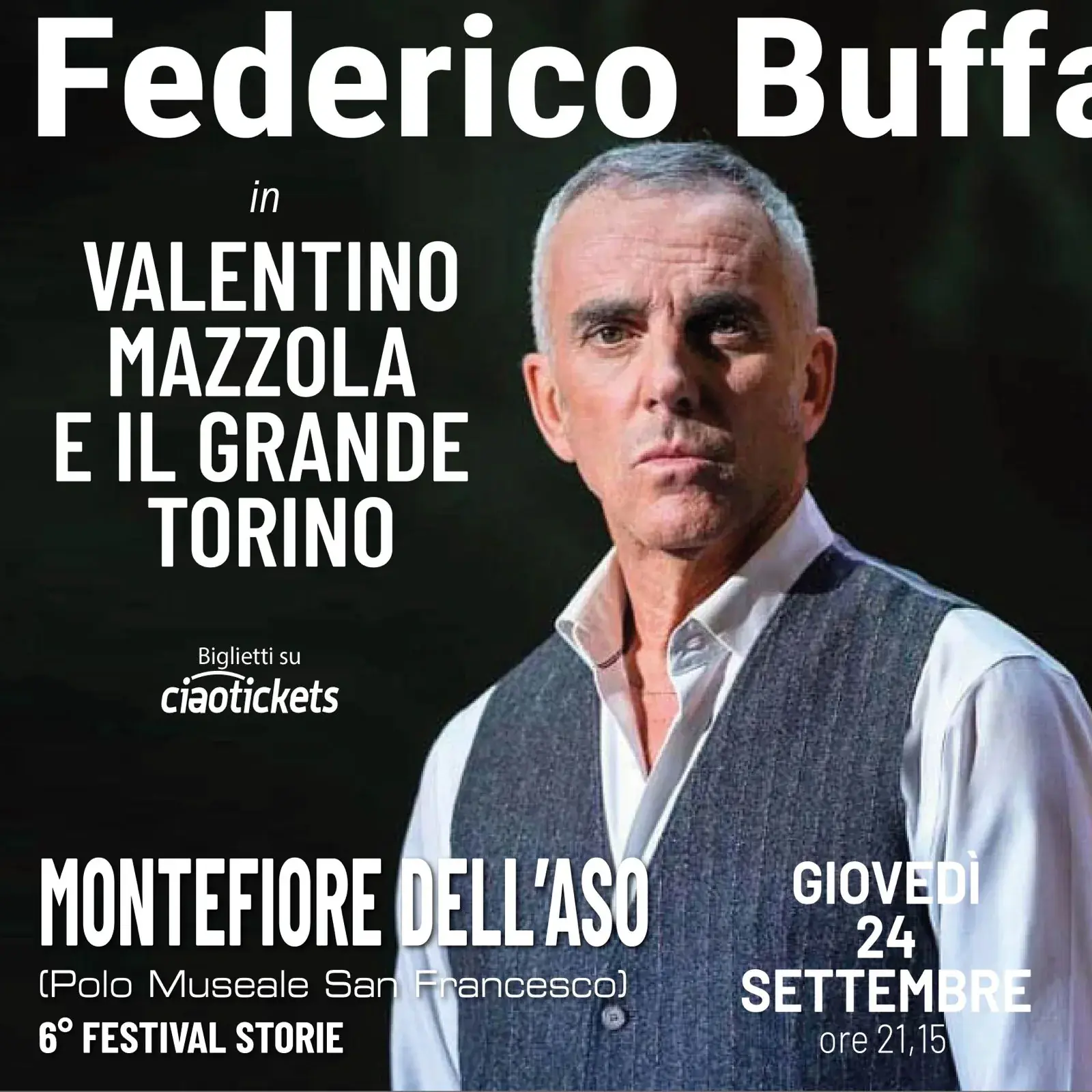 Federico Buffa - Valentino Mazzola e il Grande Torino - Festival Storie