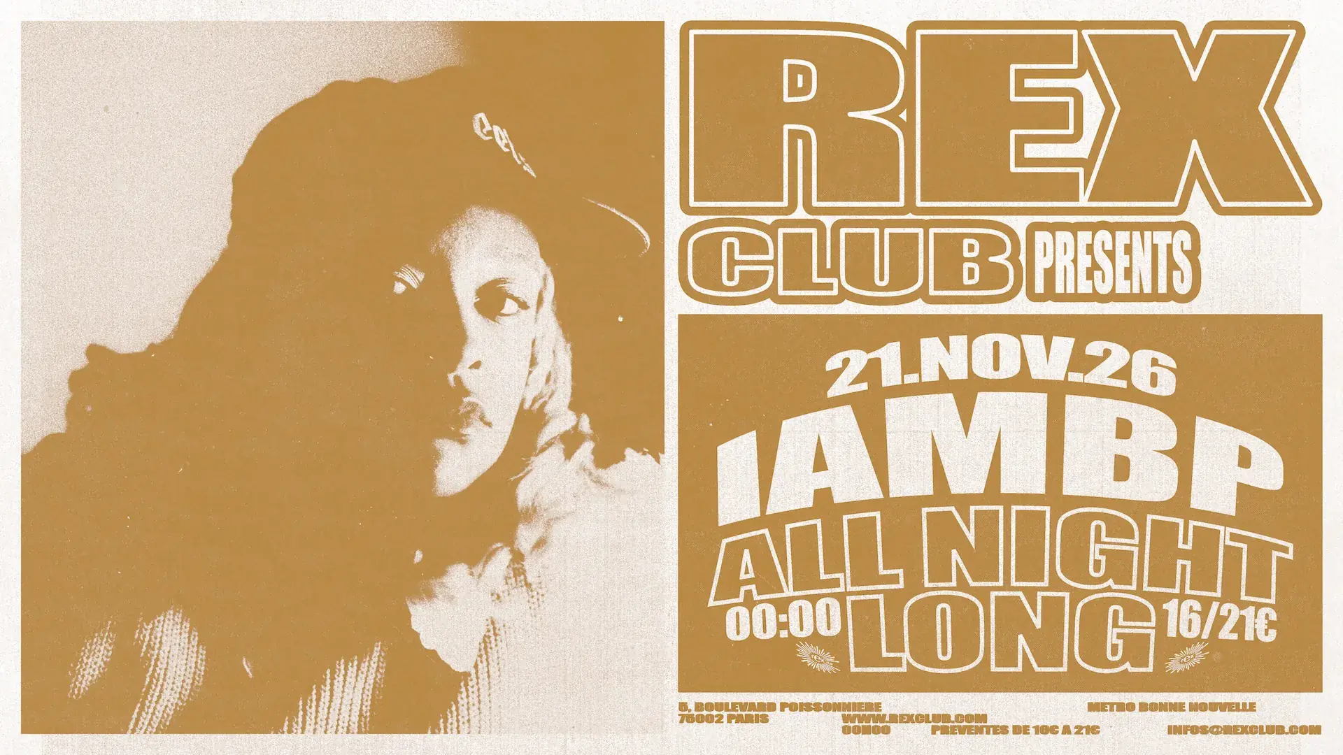 Rex Club présente : IAMBP all night long
