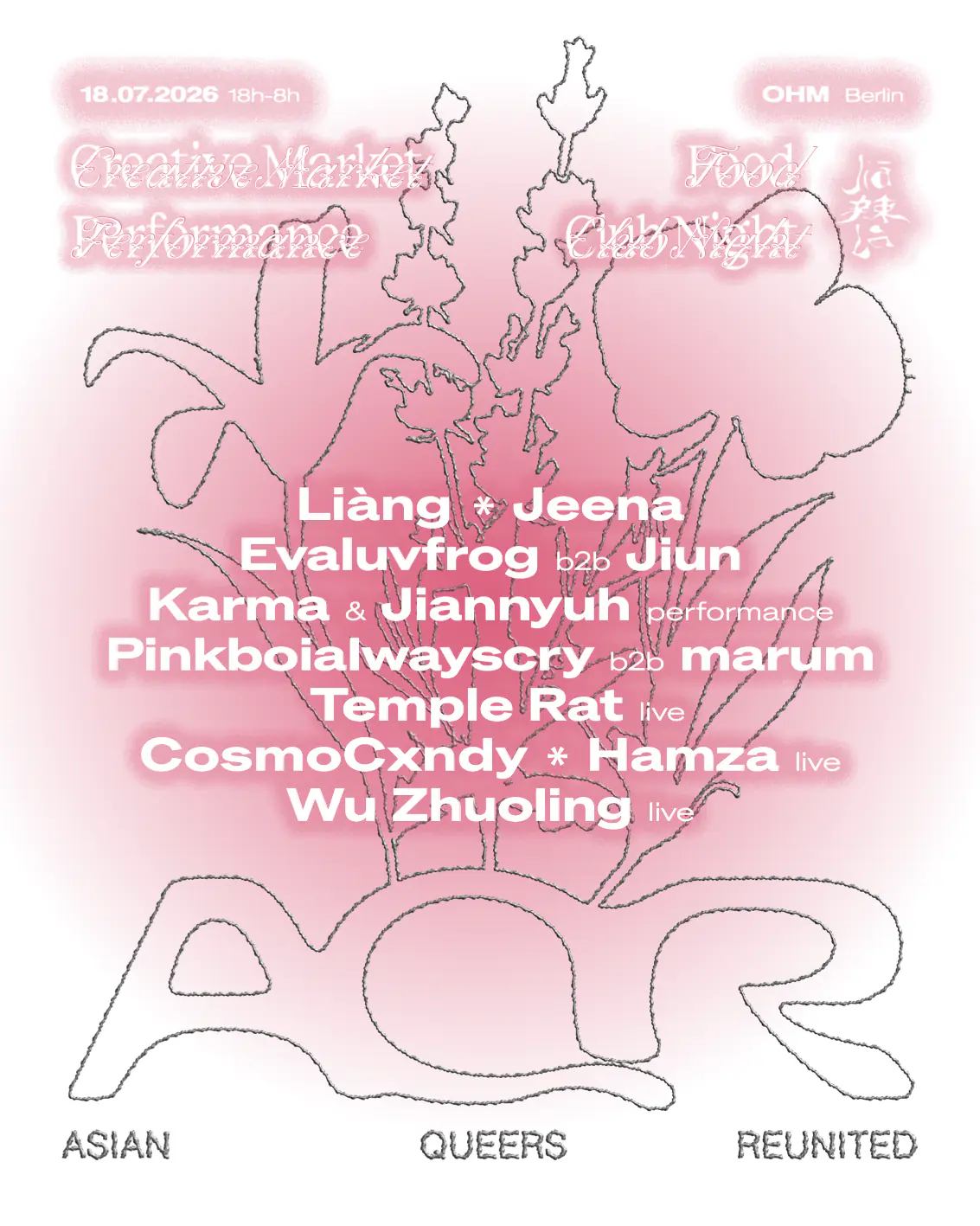 Asian Queers Reunited (AQR) by Jiā La