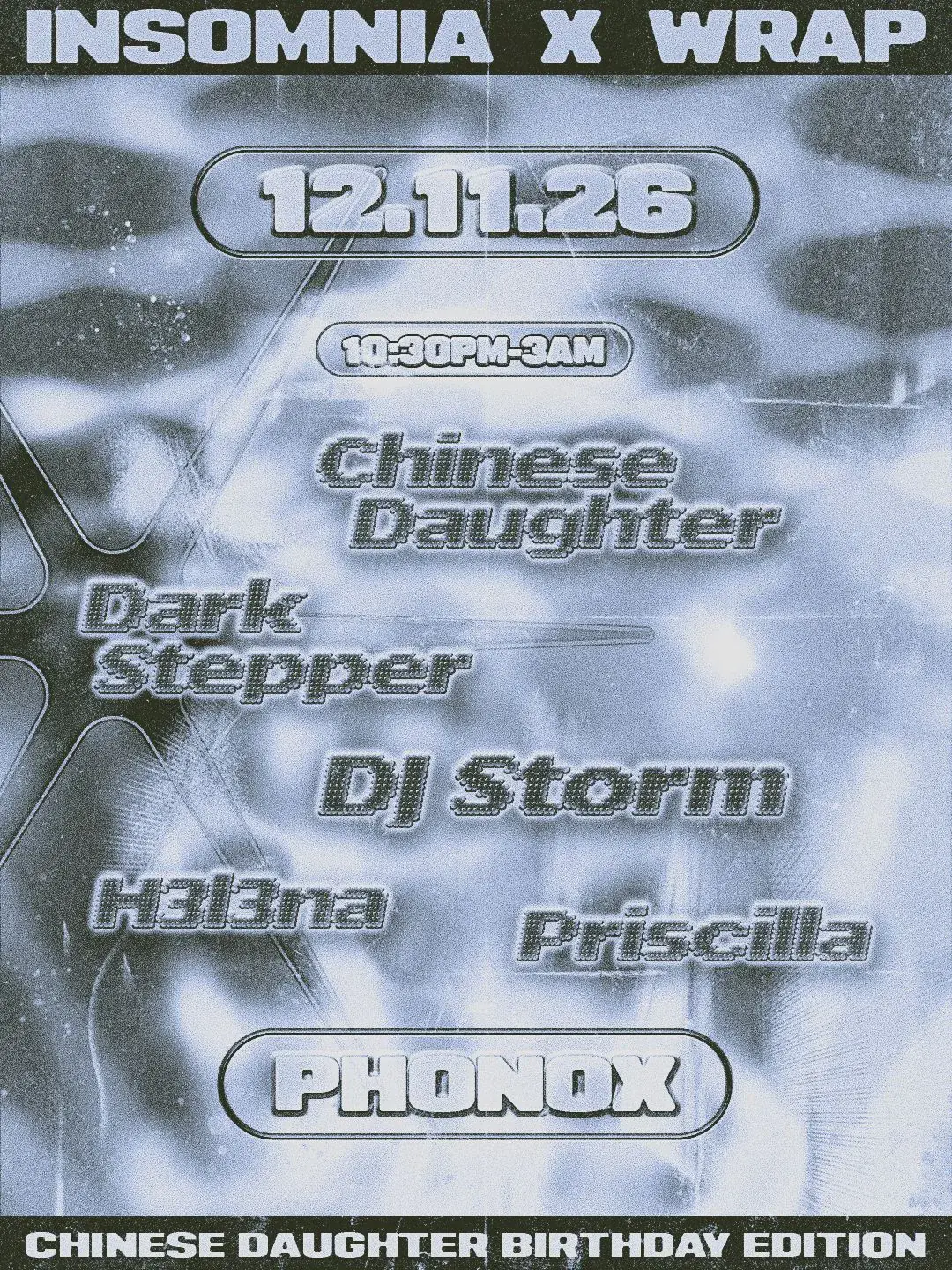Insomnia: DJ Storm, Chinese Daughter & Friends
