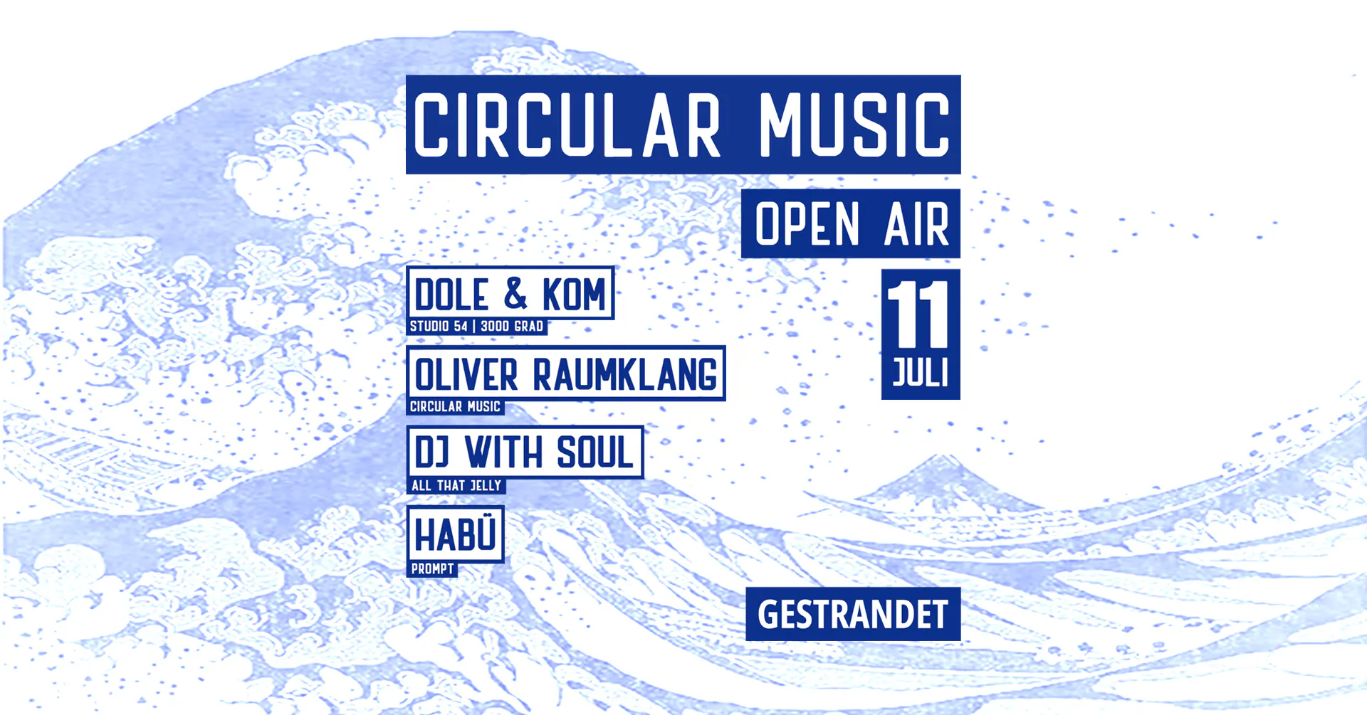 Circular Music 'Open Air' with finest House Music by Vinyl only (all day)