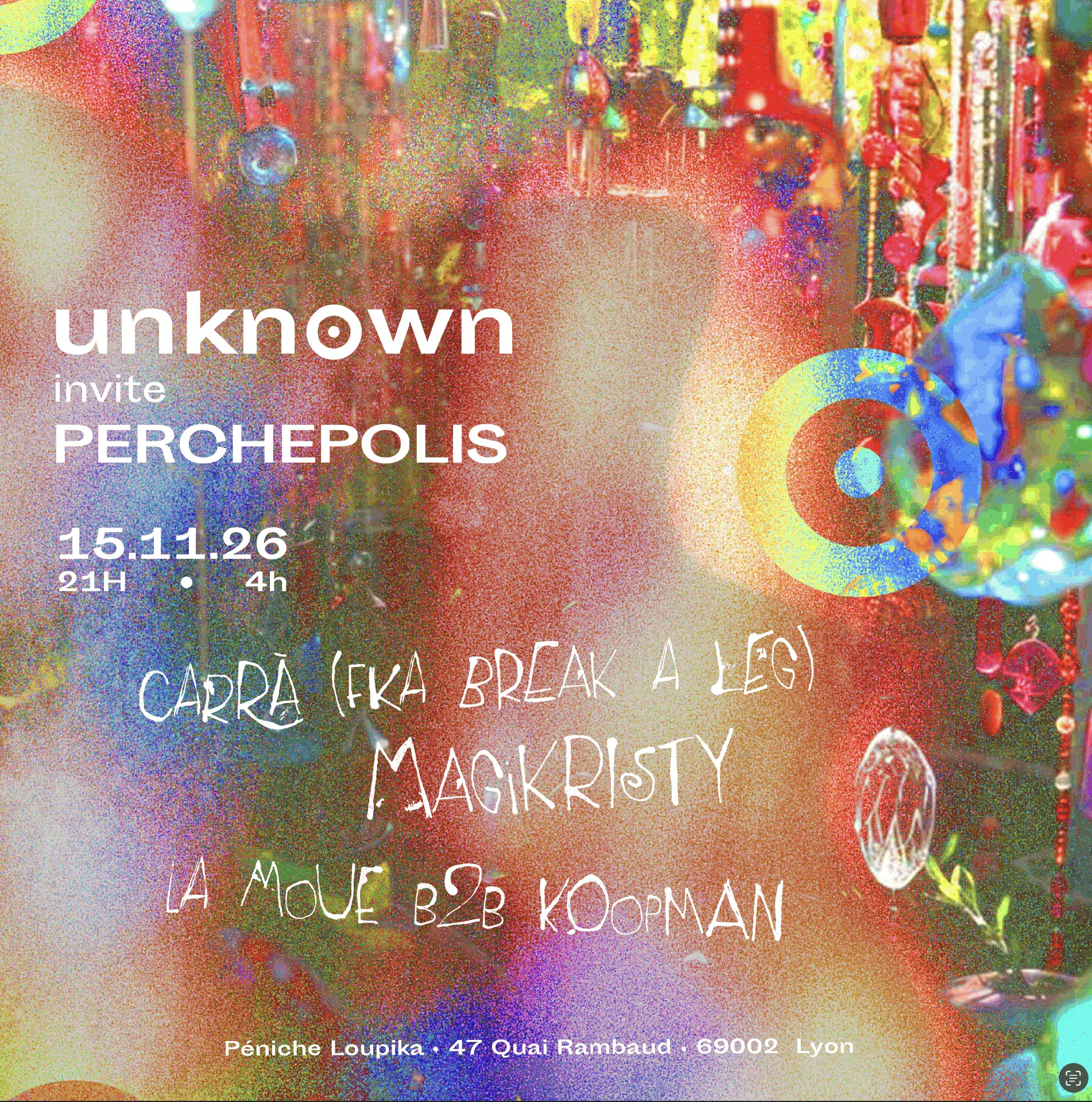 Unknown invita a Perchepolis