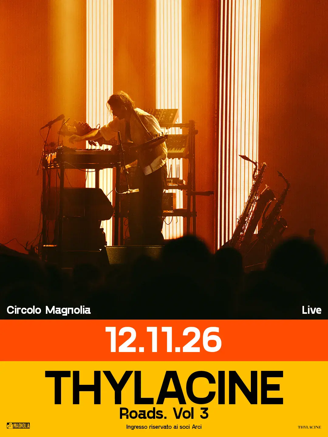 Thylacine en directo en Magnolia - Roads Vol. 3