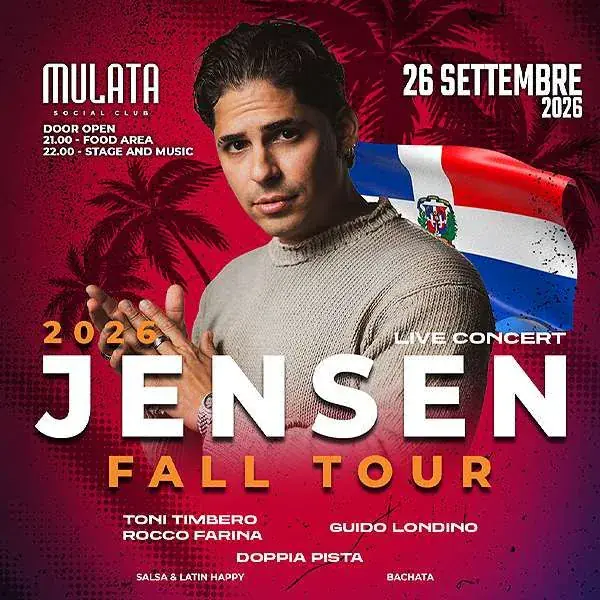 JENSEN - FALL TOUR 2026 - BARI